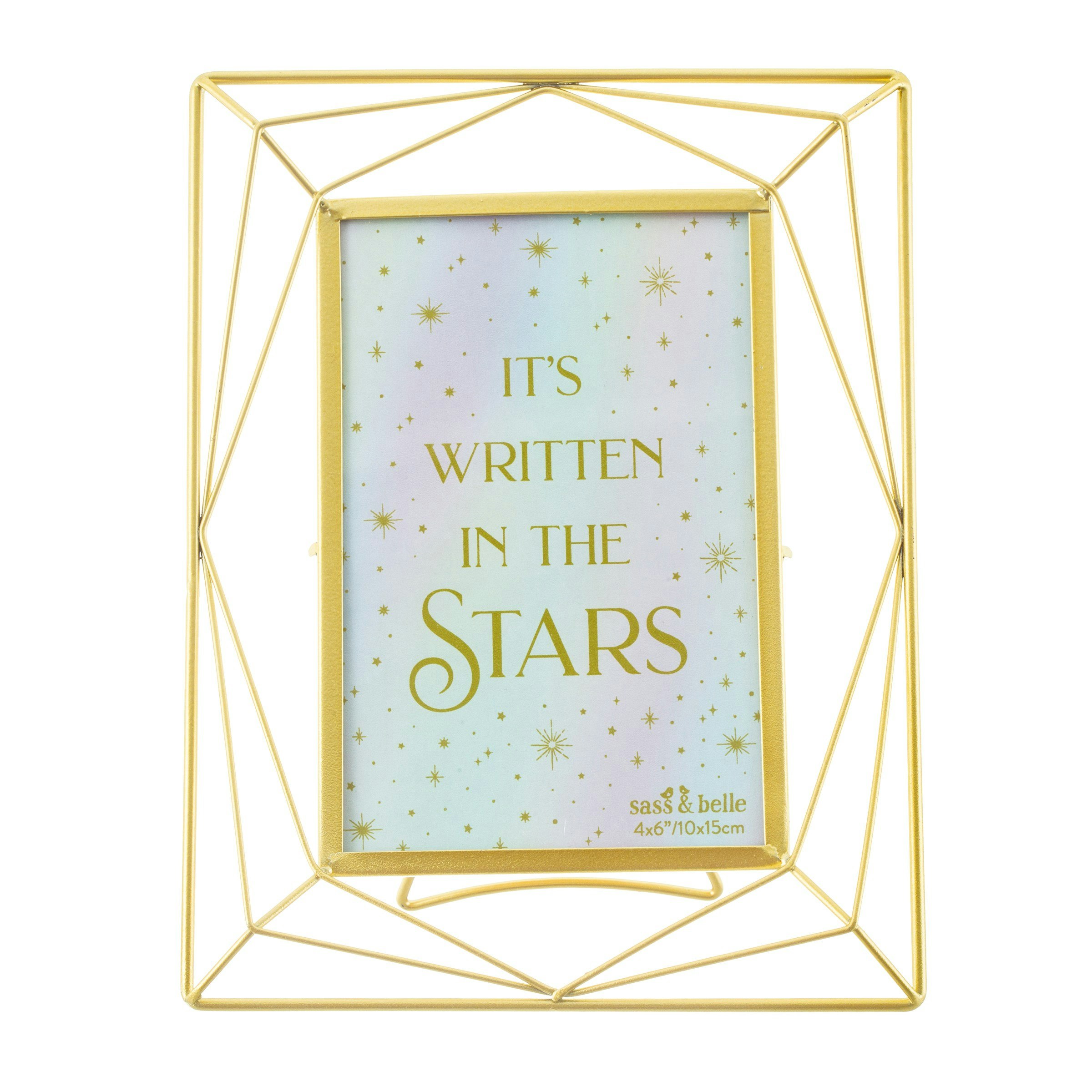 Gold Wire Photo Frame by Sass & Belle