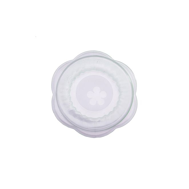 Set of 4 Ice Blue Silicone Stretch-ii Lids by Kochblume
