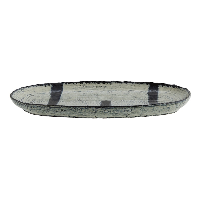 Oval Stoneware Platter Large by Madam Stoltz