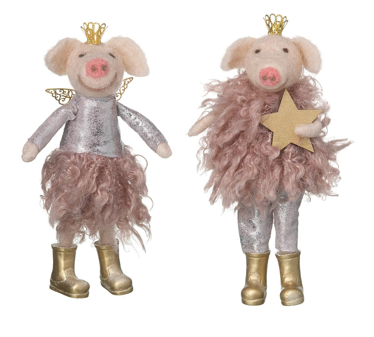 Fairy Pig Decoration by Parlane
