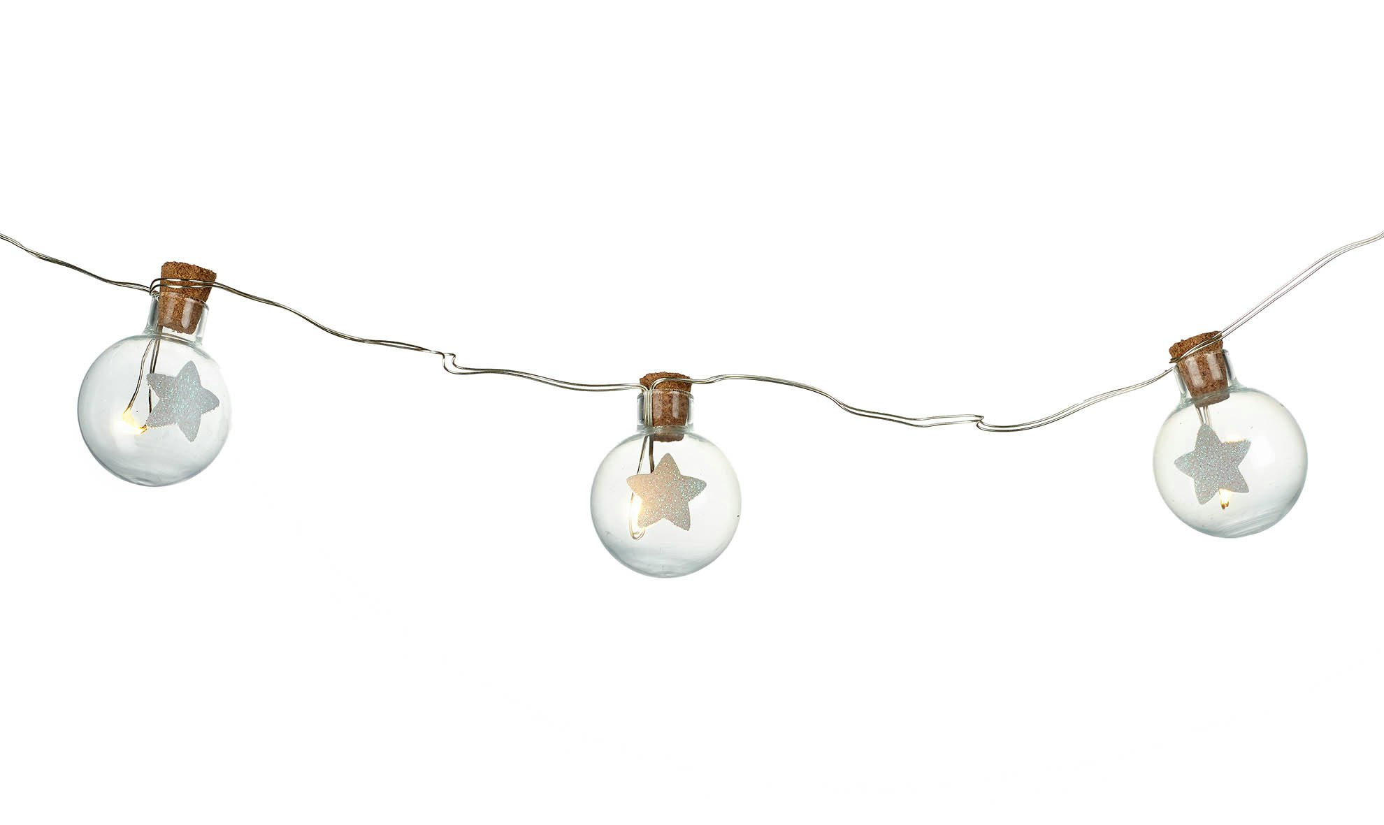 Ball Light Garland with Star by Parlane