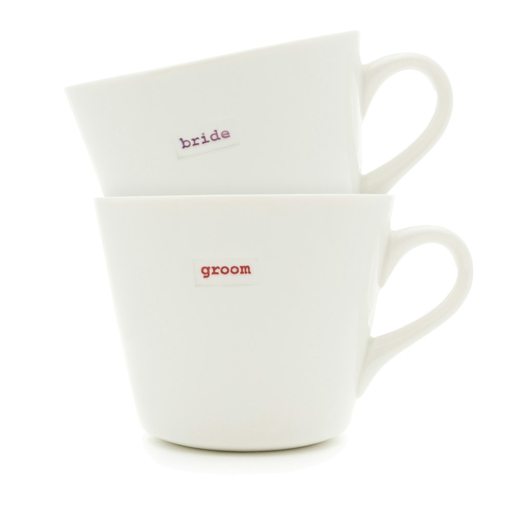 Keith Brymer Jones Bride and Groom Mugs by Make International