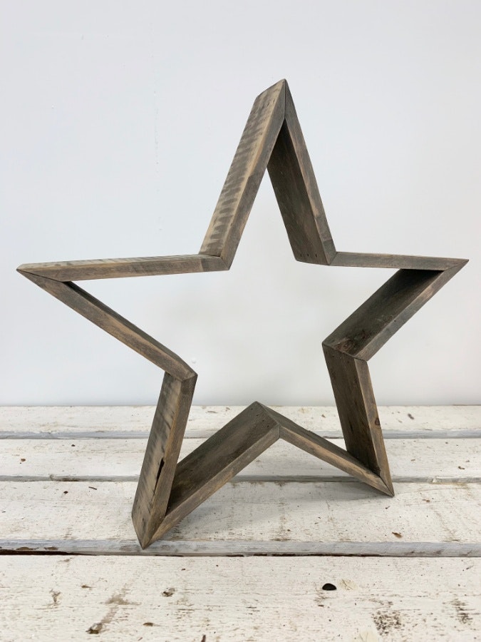 Wooden Cut Out Star - 36cm by