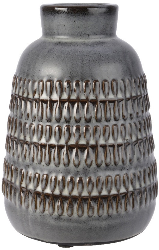Matte Onyx Stoneware Vase by