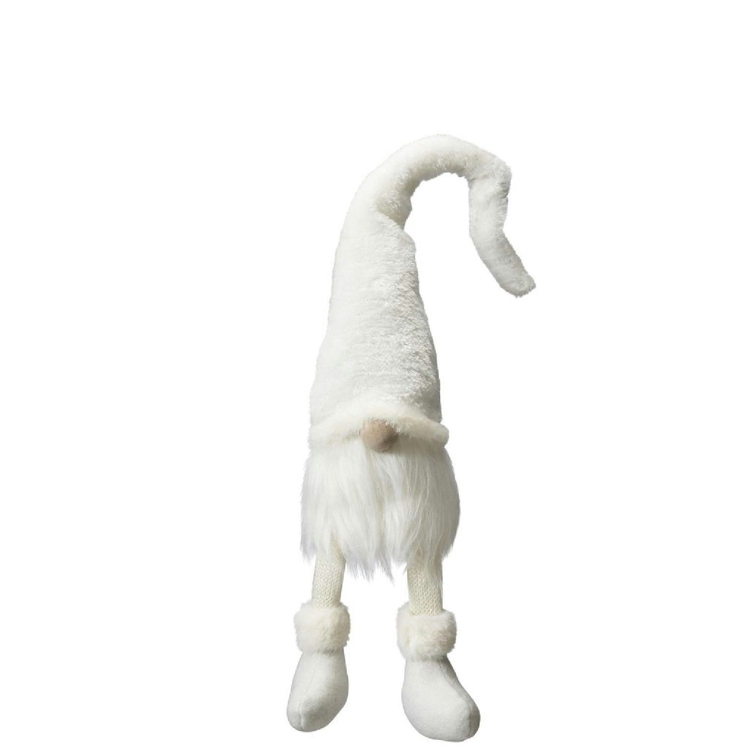 White Faux Fur Christmas Gonk by Wikholm Form