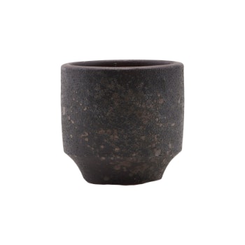 Rustic Brown Stoneware Pot - Small by House Doctor