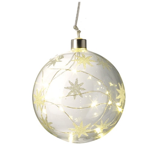 Glass Bauble Light by Heaven Sends
