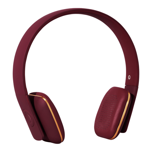 Ahead Bluetooth Wireless Headphones Plum by Kreafunk