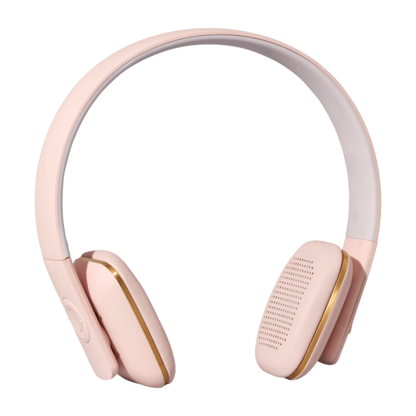 Ahead Bluetooth Wireless Headphones Dusty Pink by Kreafunk