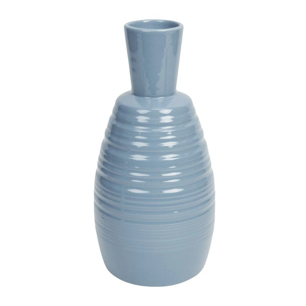 Light Blue Tall Vase by