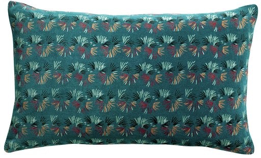 Gaya Velvet Cushion Teal by Vivaraise