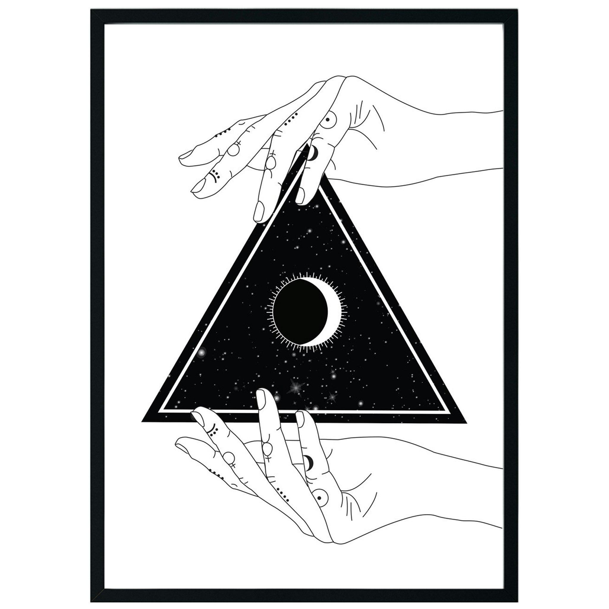 Palmistry Wall Print A4 by