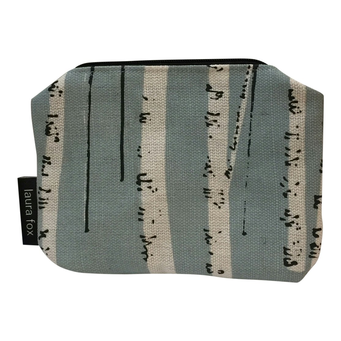 Cosmetic Bag - Silver Birch Design (Small) by Laura Fox Prints & Textiles