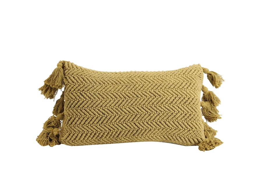 Bardala Ochre Cushion by Light & Living