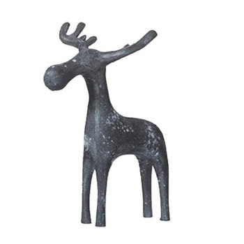 Large Grey Moose Decoration by Wikholm Form