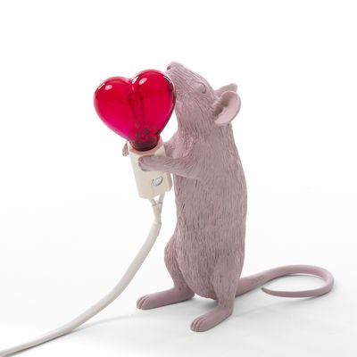 Mouse Lamp Love Edition by Seletti