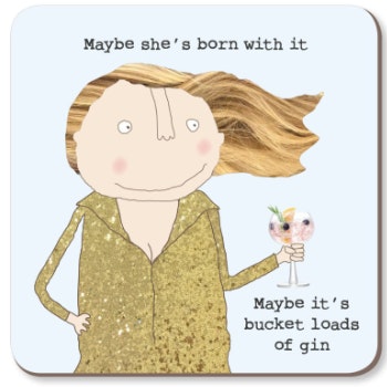 Bucket Gin Coaster by Rosie Made A Thing