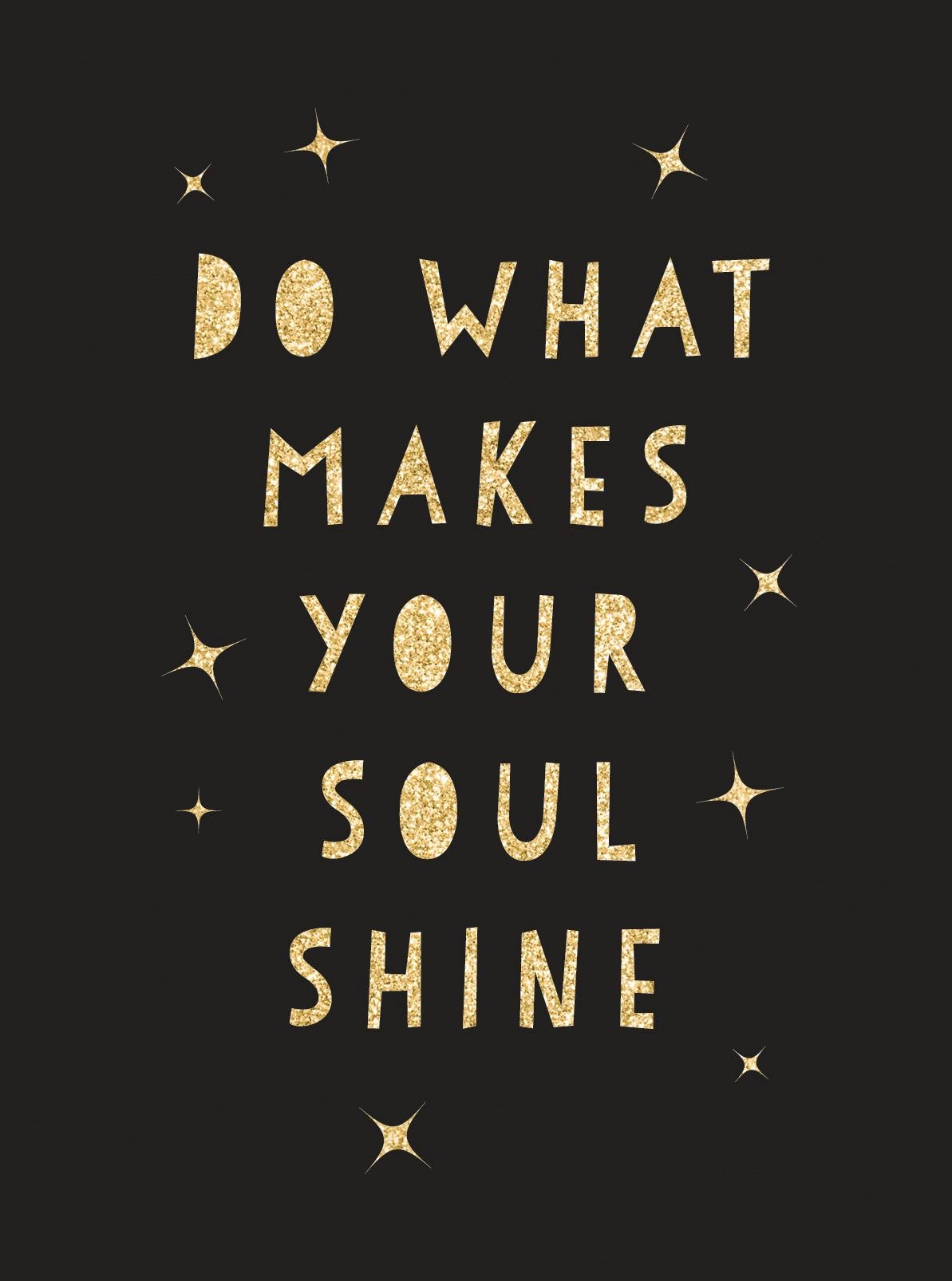 Do What Makes Your Soul Shine Book by