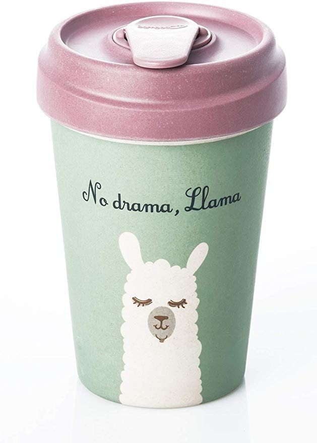 No Drama Llama Eco Friendly Bamboo Go Cup by Chic Mic