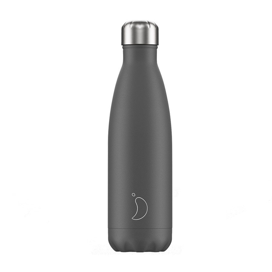 Bottle Grey Monochrome 500ml by Chilly's