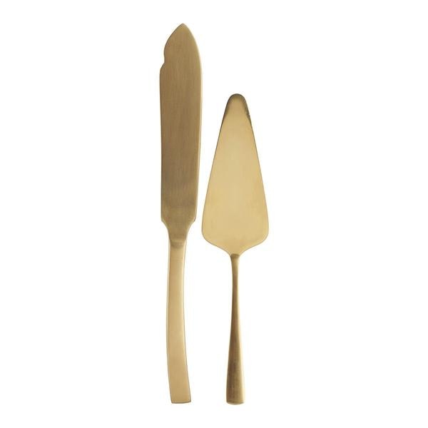 Cake Servers Golden by Nicolas Vahé