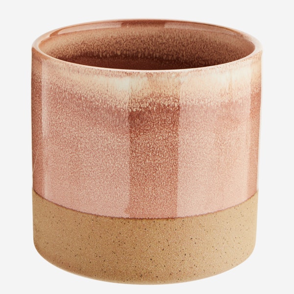 Two Tone Blush Pink Flower Pot by Madam Stoltz