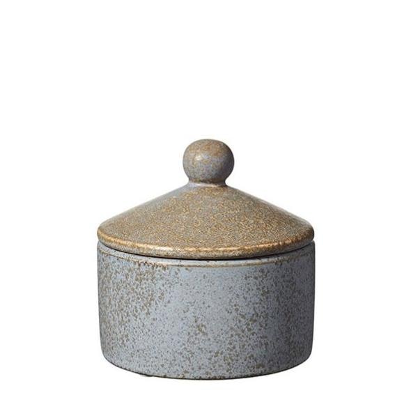Grey Ceramic Lidded Pot by Wikholm Form