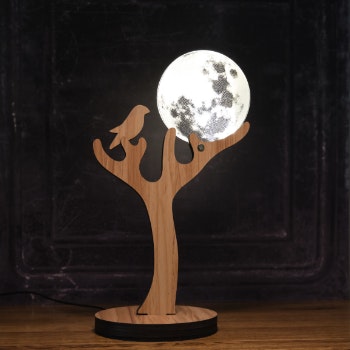 Bird & Moon Lamp by Distinctly Living