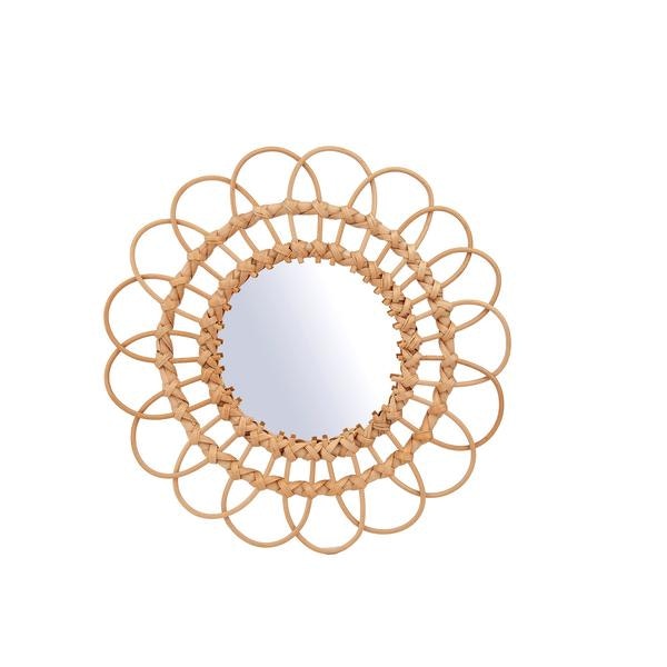Rattan Mirror Medium by