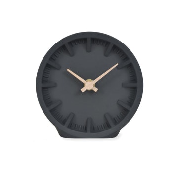 Raven Graphite Clock by Distinctly Living