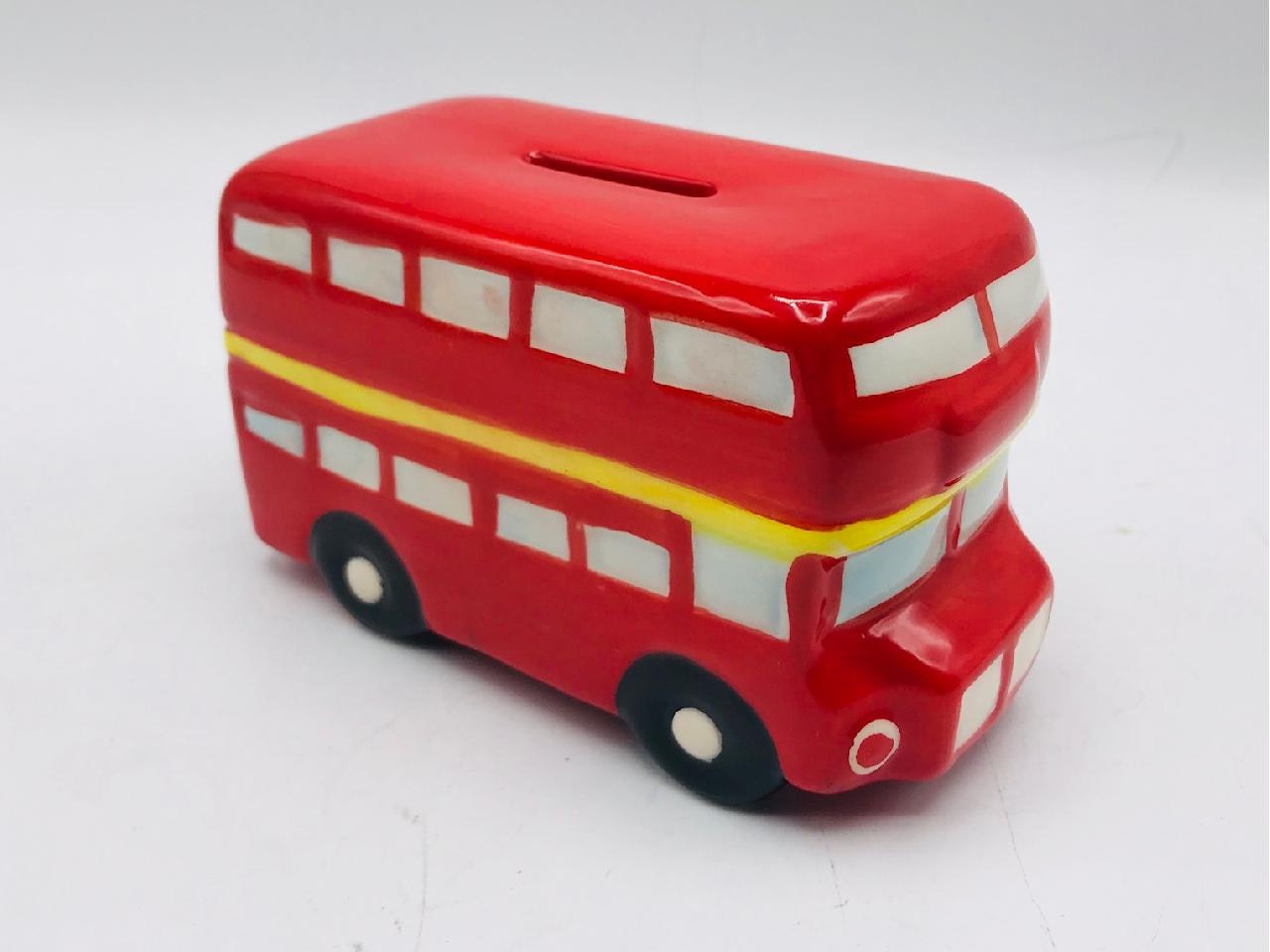 Red London Bus Money Box by Hyde And Seek