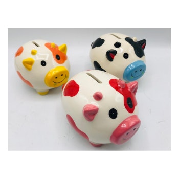 Small Cow Money Box by Hyde And Seek
