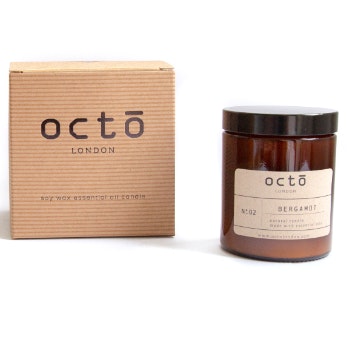 Small Bergamot Soy Wax Oil Candle by octo london