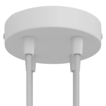 Ceiling Rose Kit with 4 Holes and Cable Retainer by Creative Cables
