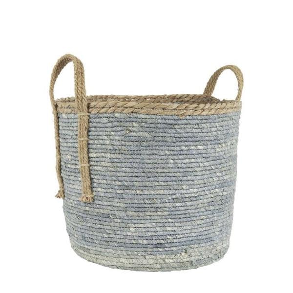 Blue Rustic Basket Large by Ib Laursen