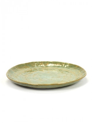 Seagreen Stoneware Plate Medium by
