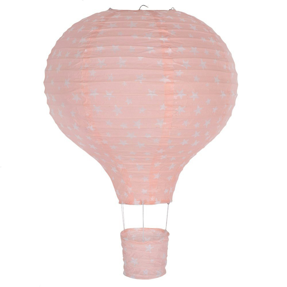 Peach Hot Air Balloon Paper Lampshade by Something Different