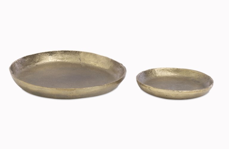 Jahi Small Gold Plate by Nkuku