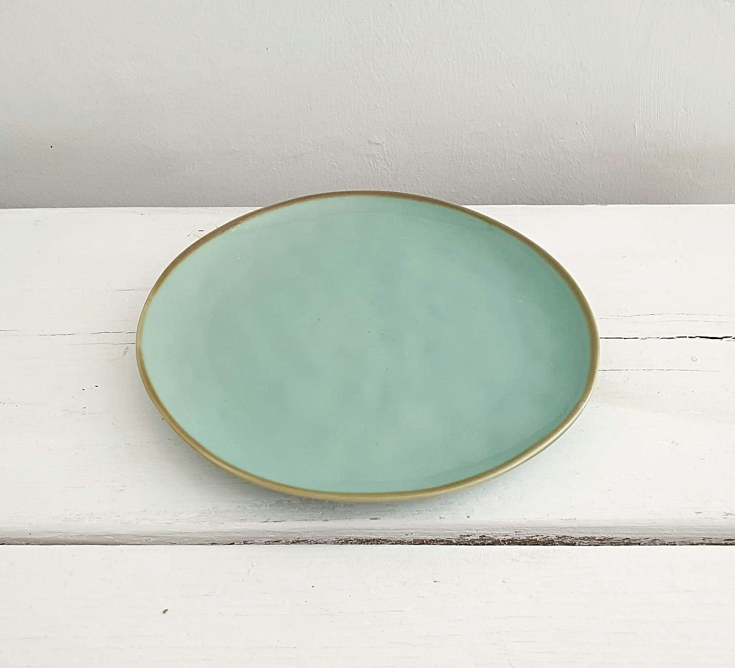 Concerto Side Plate 21cm Acqua Green by Rose e Tulipani