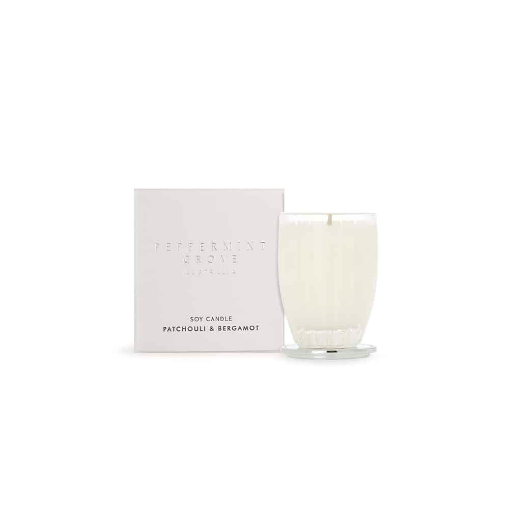 Patchouli & Bergamot Small Candle by Peppermint Grove