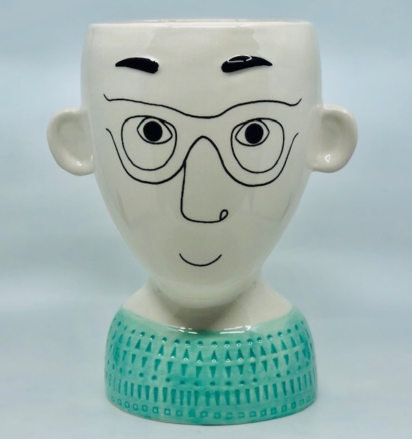 Doodle Man Vase by