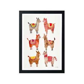 Alpaca Print by Cat Coquilliette