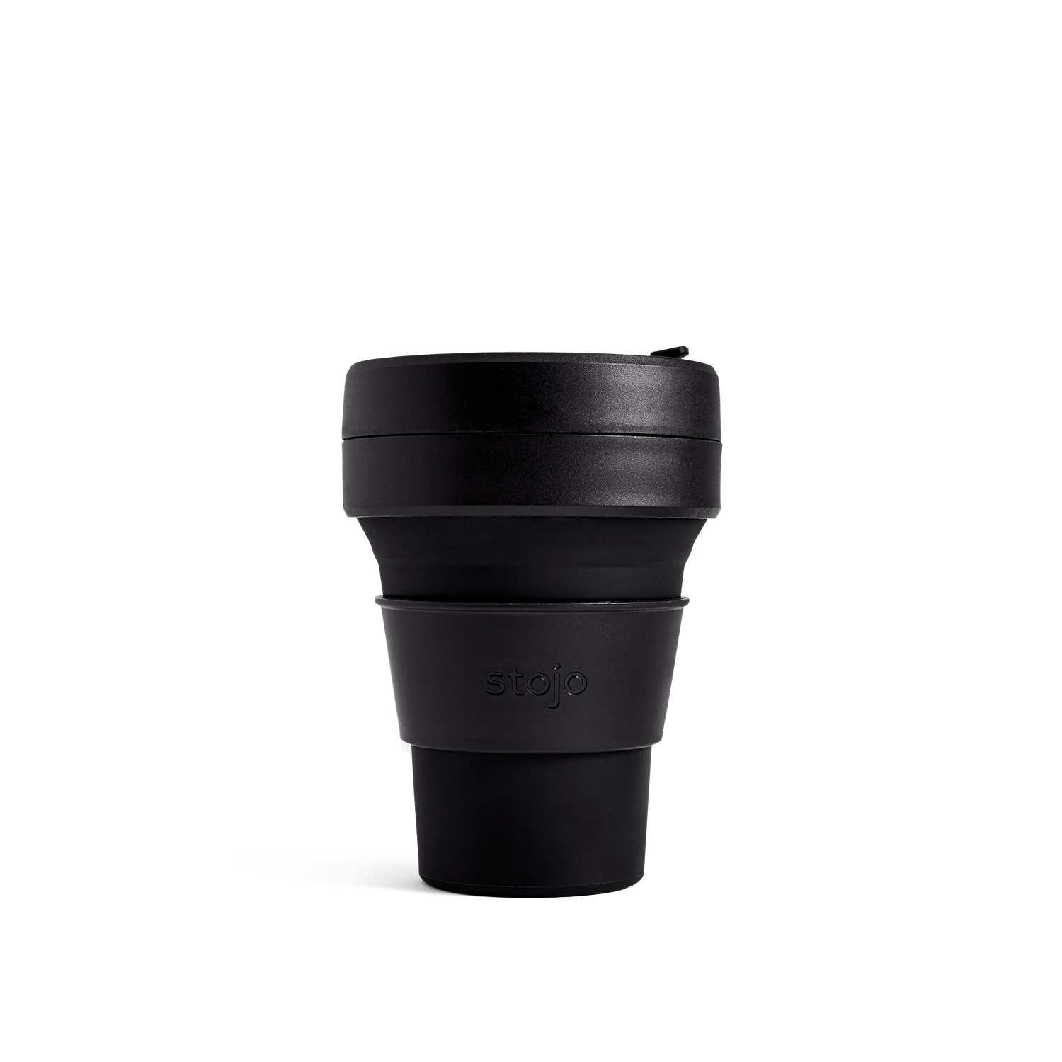 12oz Ink Black Collapsible Cup by Stojo