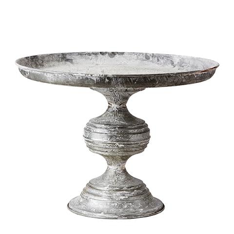 Phoenix Cake Stand Antique Grey by CollardManson
