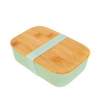 Mint Green Bamboo Lunch Box by Sass & Belle