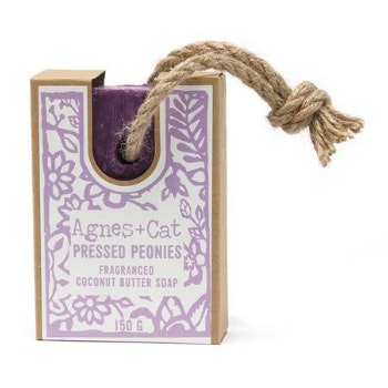 Soap On A Rope Pressed Peonies by Agnes & Cat