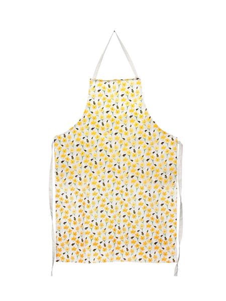 Fabric Apron With Buttercups Bees by Gisela Graham