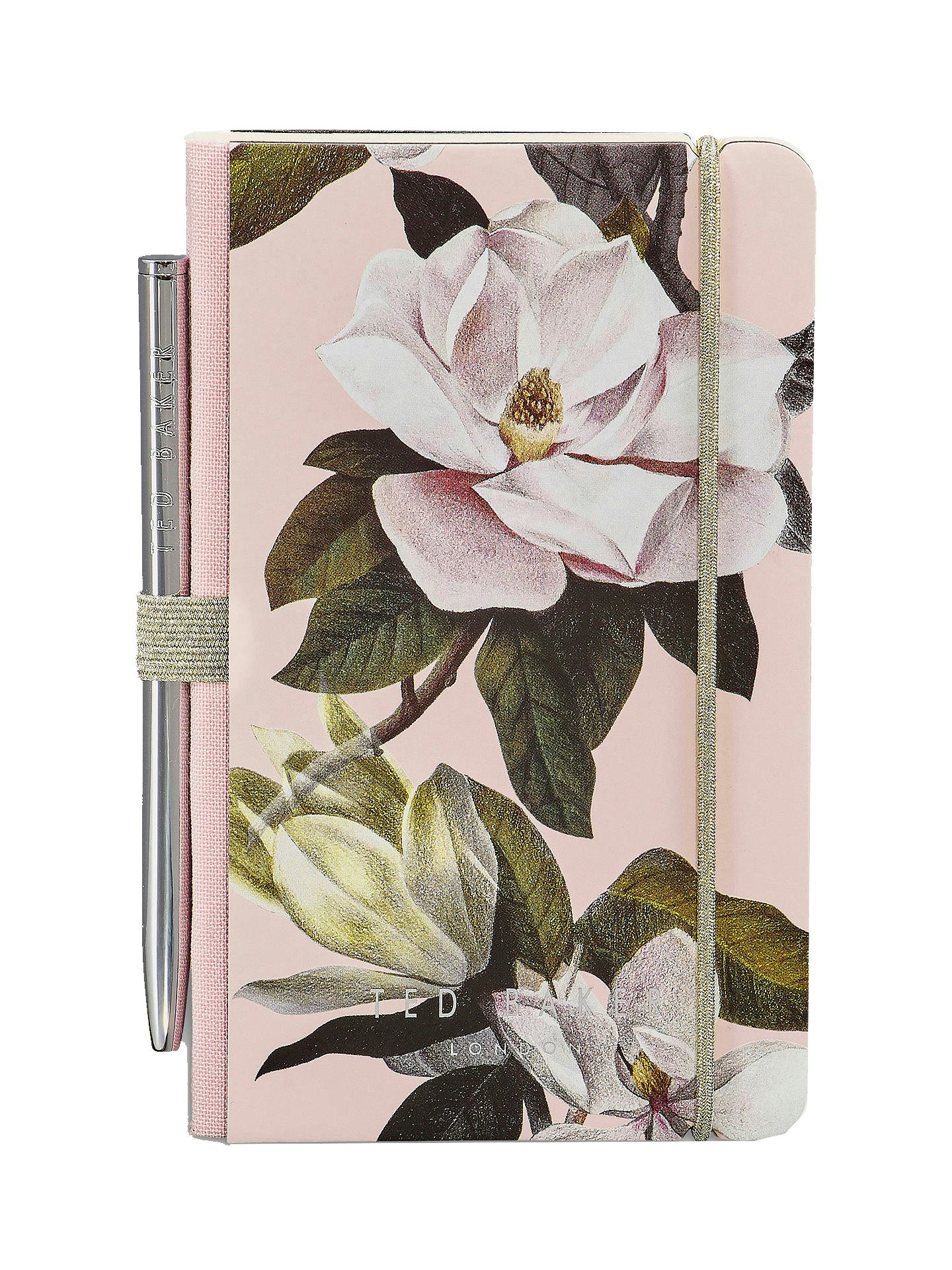 Opal Mini Notebook & Pen, Pink by Ted Baker