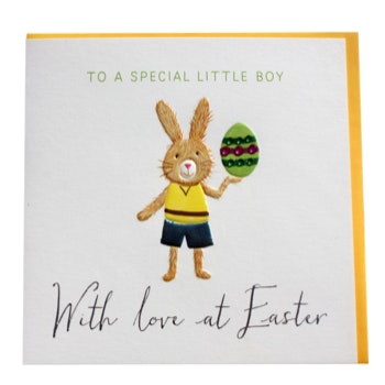 To a Special Little Boy with Love at Easter Card by Janie Wilson