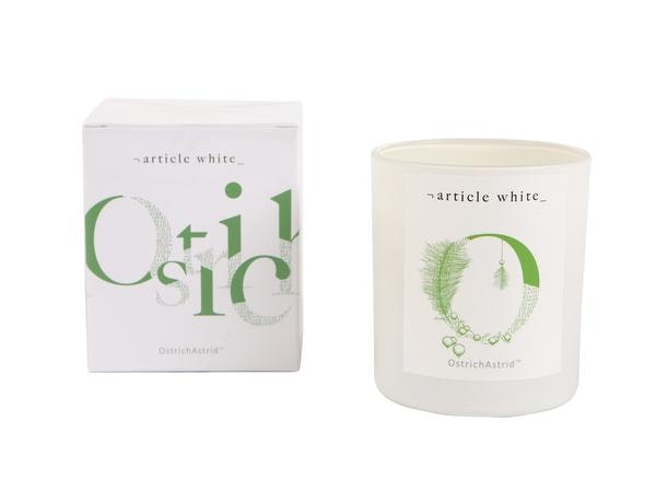 Ostrich Astrid Artisan Scented Candle by Article White